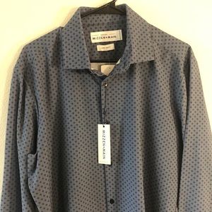 Mizzen + Main large trim fit navy pattern